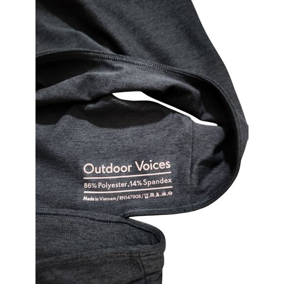 Outdoor Voices womens slashback crop tank top dark blue size S - Picture 8 of 8